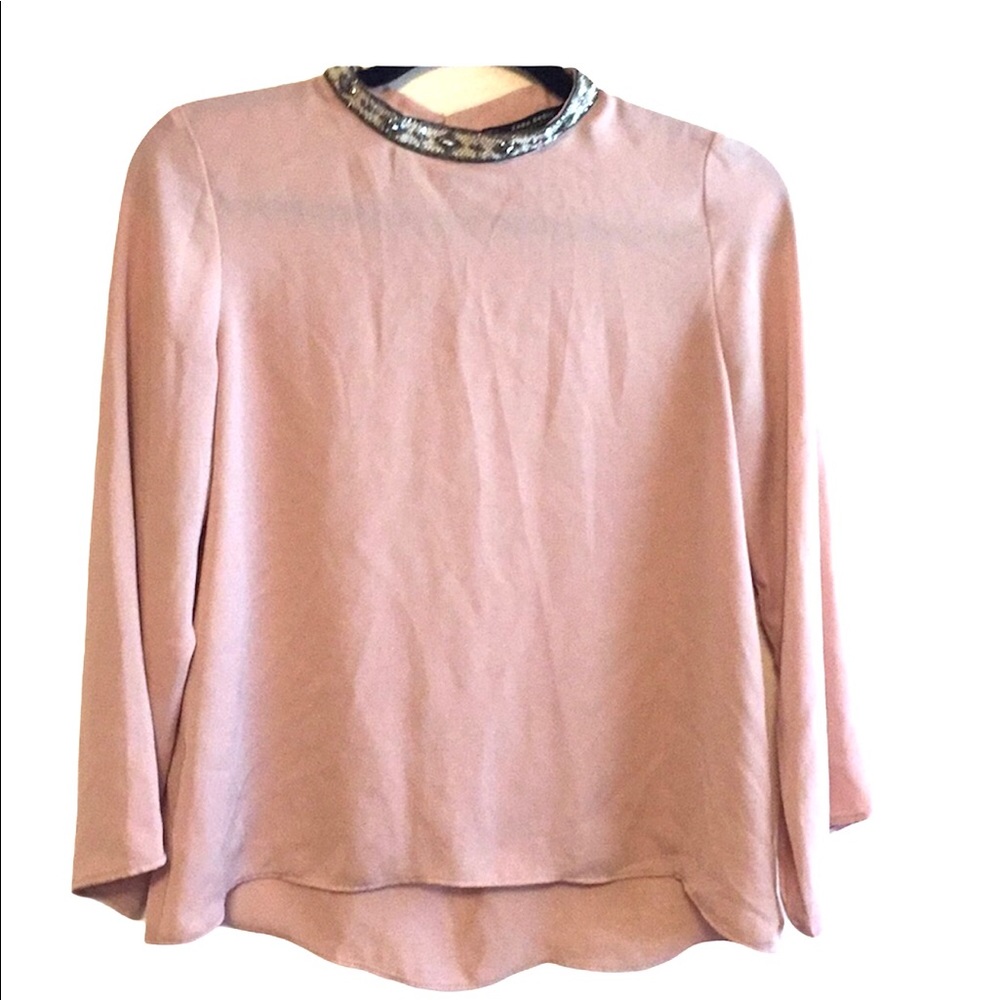 Zara Woman Sheer Top